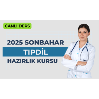 2025 Sonbahar Canlı TIPDİL Dersi