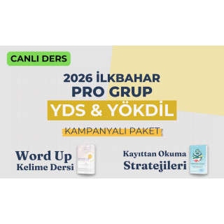 2026 İlkbahar Pro Grup Canlı + Okuma Stratejileri + WORD UP