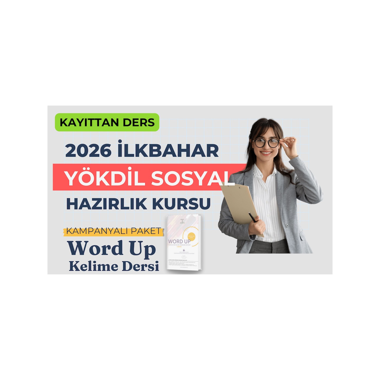 2026 İlkbahar Kayıttan Yökdil Sosyal Dersi + Word Up