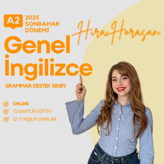 2025 Sonbahar A2 Seviye Genel İngilizce Dersi