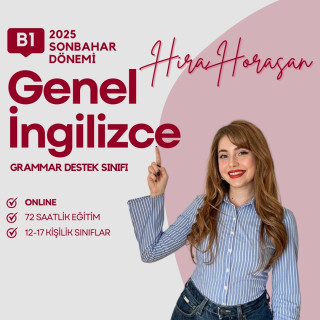 2025 Sonbahar B1 Seviye Genel İngilizce Dersi