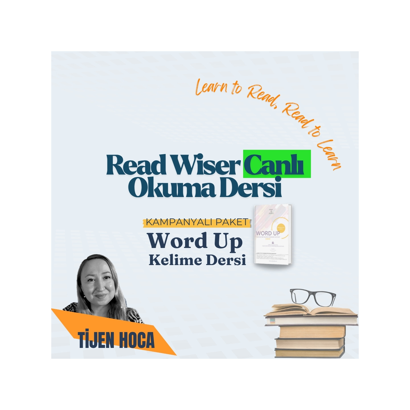 Read Wiser Canlı Okuma Dersi + Word Up Kelime Dersi