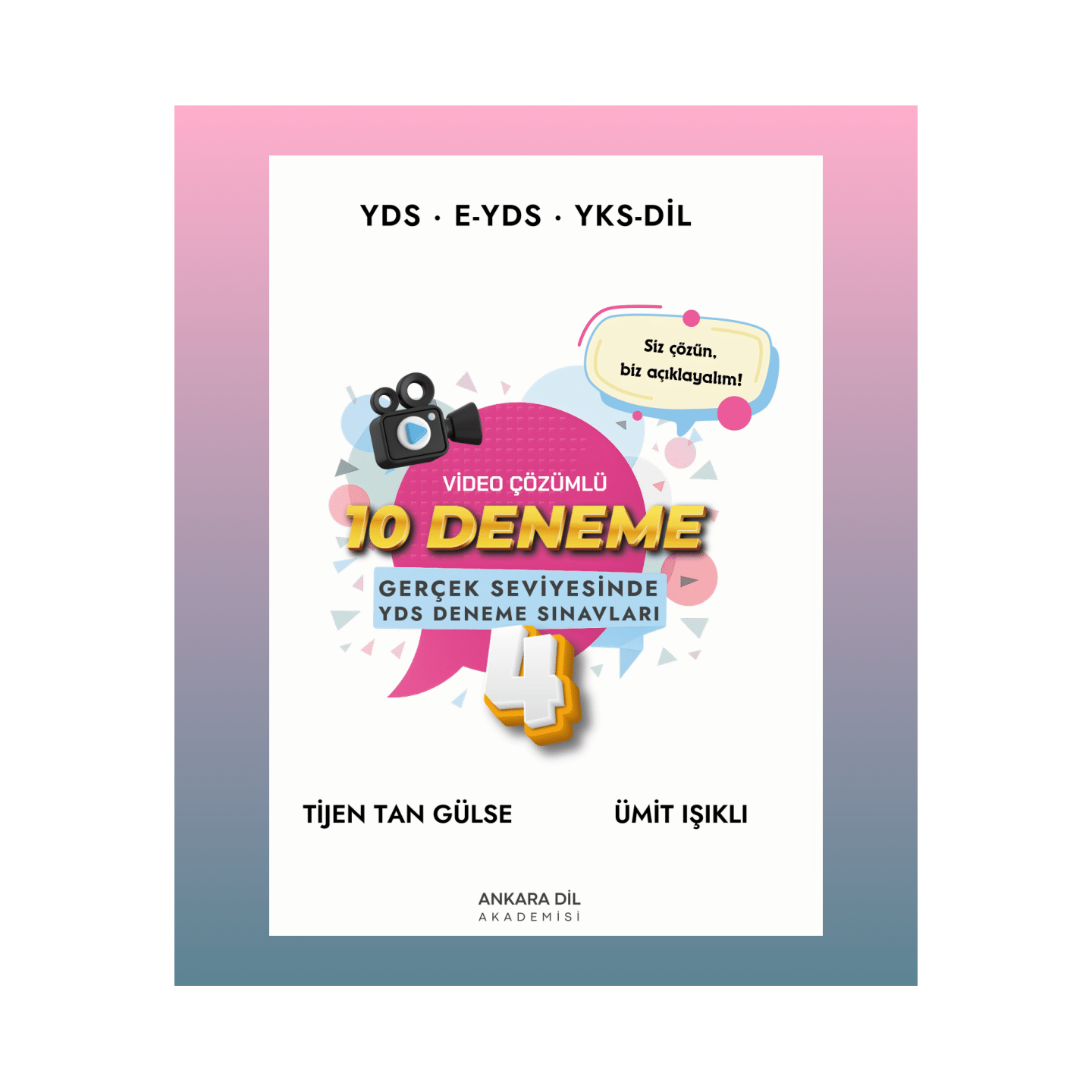 VİDEO ÇÖZÜMLÜ 10 YDS DENEME SINAVI - 4