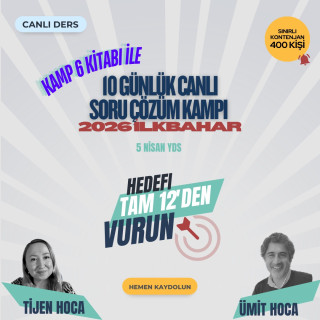 10 Günlük Canlı Soru Çözüm Kampı 2026 İlkbahar