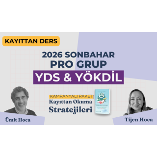 2026 Sonbahar Pro Grup Kayıttan + Kayıttan Okuma Stratejileri