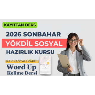 2026 Sonbahar Kayıttan Yökdil Sosyal Dersi