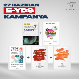 27 HAZİRAN E-YDS KAMPANYASI (SORU ÇÖZÜM KAMPI 7 İLE)