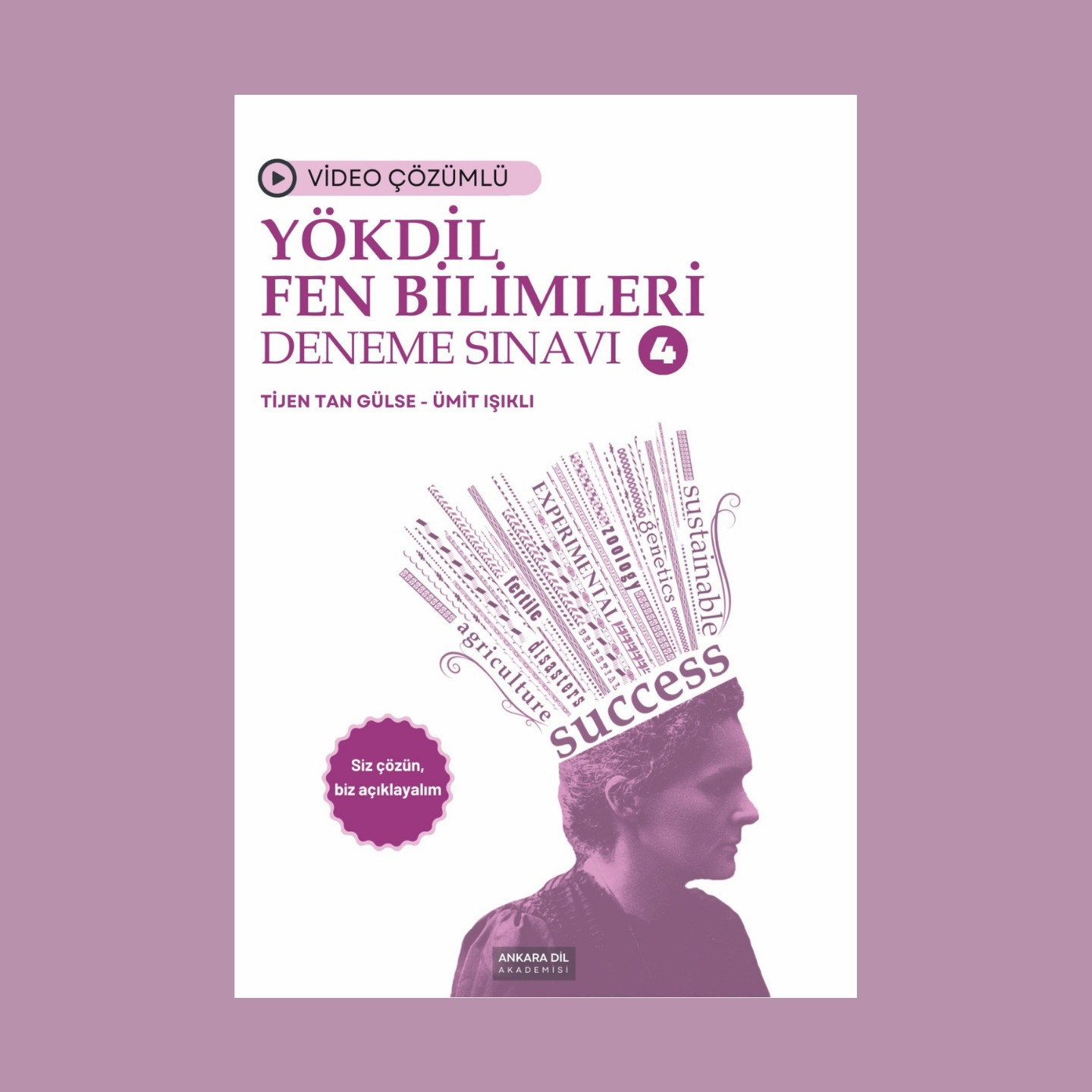 Video Çözümlü Yökdil Fen Deneme Sınavları Kitabı 4