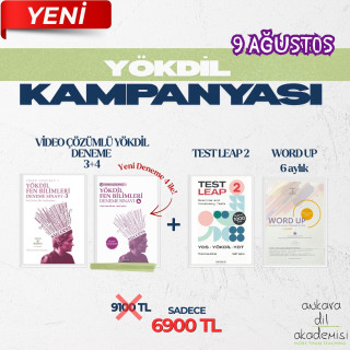 9 AĞUSTOS YÖKDİL FEN KAMPANYASI (6 AYLIK WORD UP İLE)