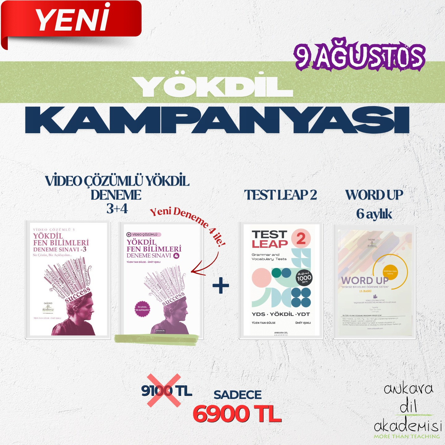 9 AĞUSTOS YÖKDİL FEN KAMPANYASI (6 AYLIK WORD UP İLE)