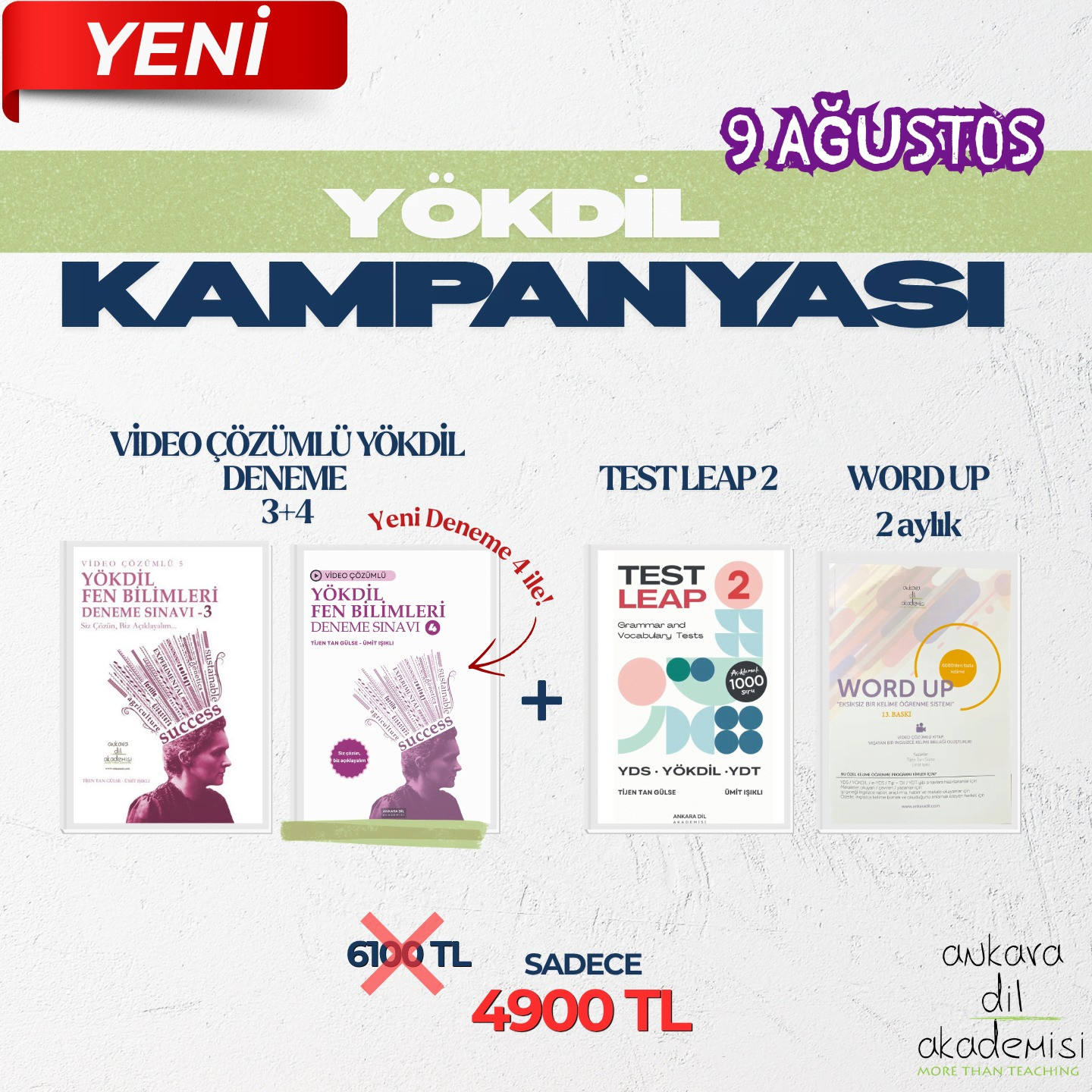 9 AĞUSTOS YÖKDİL FEN KAMPANYASI (2 AYLIK WORD UP İLE)