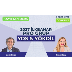 2027 İlkbahar Dönemi Pro Grup Kayıttan YDS Dersi