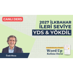 2027 İlkbahar İleri Seviye Canlı YDS & YÖKDİL Dersi + WORD UP