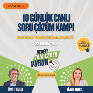 10 Günlük Canlı Soru Çözüm Kampı 2026 Sonbahar