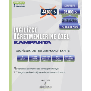 AGS Kampanyası – 2027 İlkbahar Pro Grup Canlı + Kamp 6