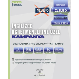 AGS Kampanyası – 2027 İlkbahar Pro Grup Kayıttan + Kamp 6