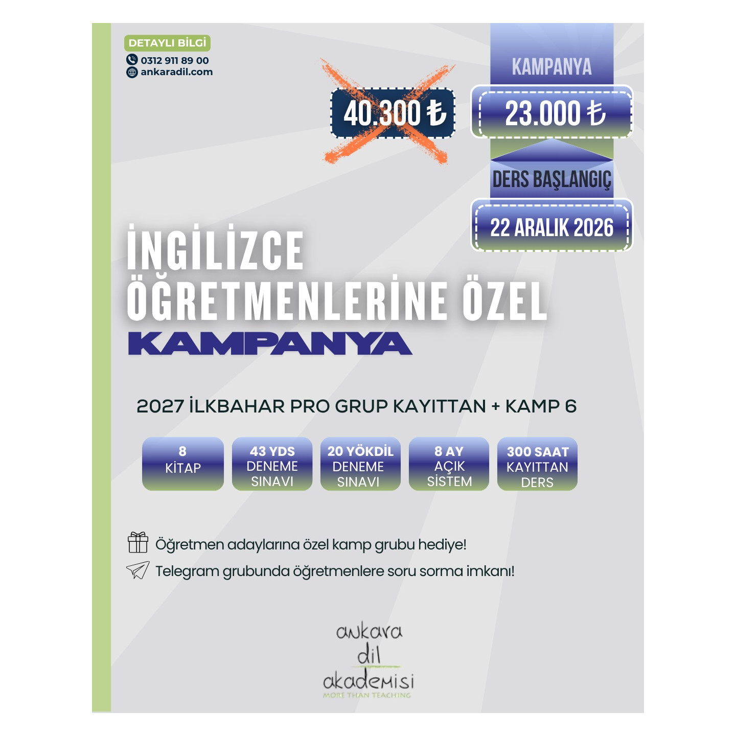 AGS Kampanyası – 2027 İlkbahar Pro Grup Kayıttan + Kamp 6