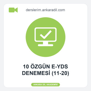 10 Özgün E-YDS Denemesi (11-20)