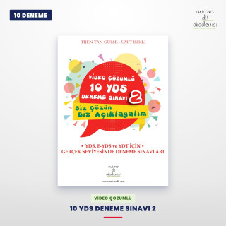 VİDEO ÇÖZÜMLÜ 10 YDS DENEME SINAVI - 2