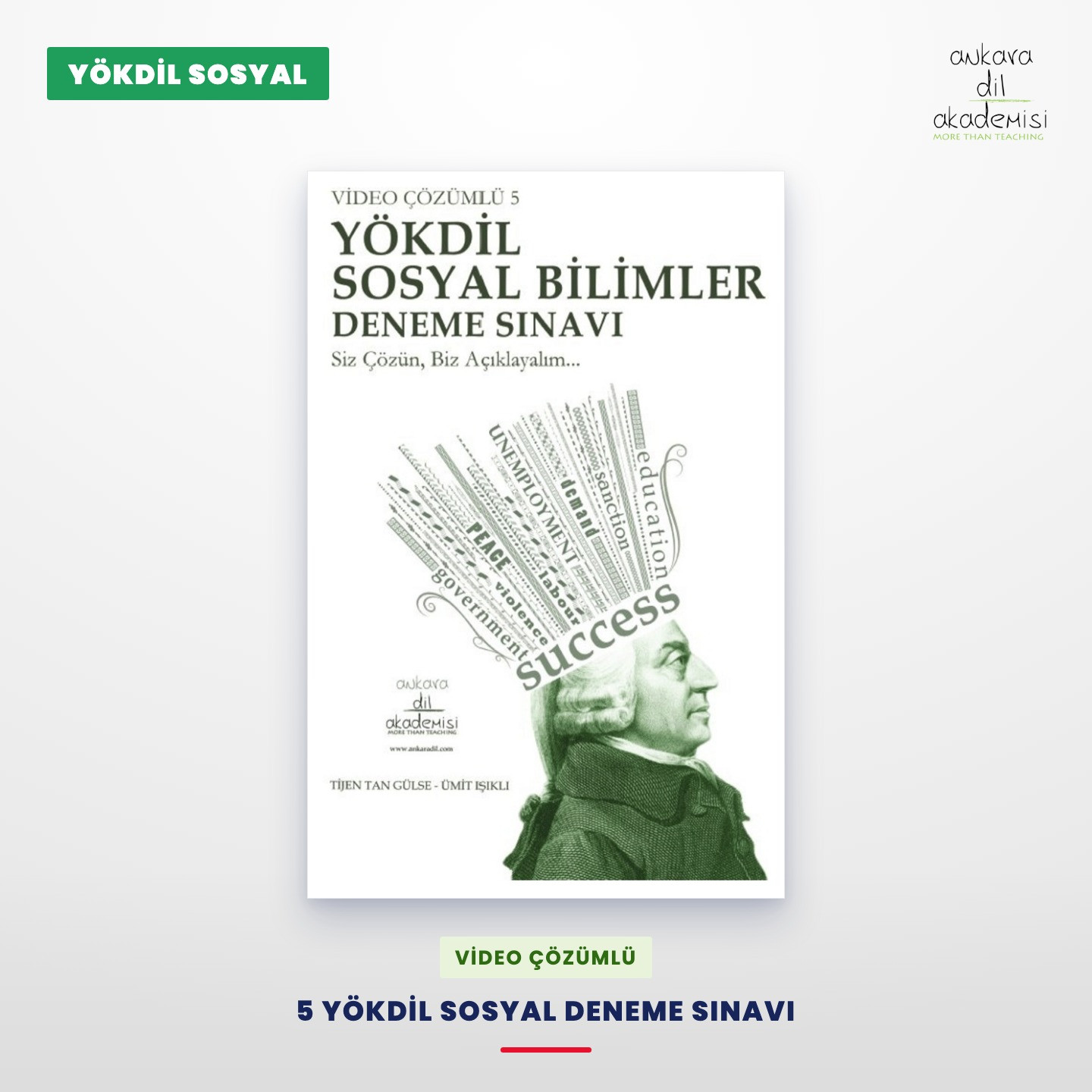 VİDEO ÇÖZÜMLÜ 5 YÖKDİL SOSYAL BİLİMLER DENEME SINAVI