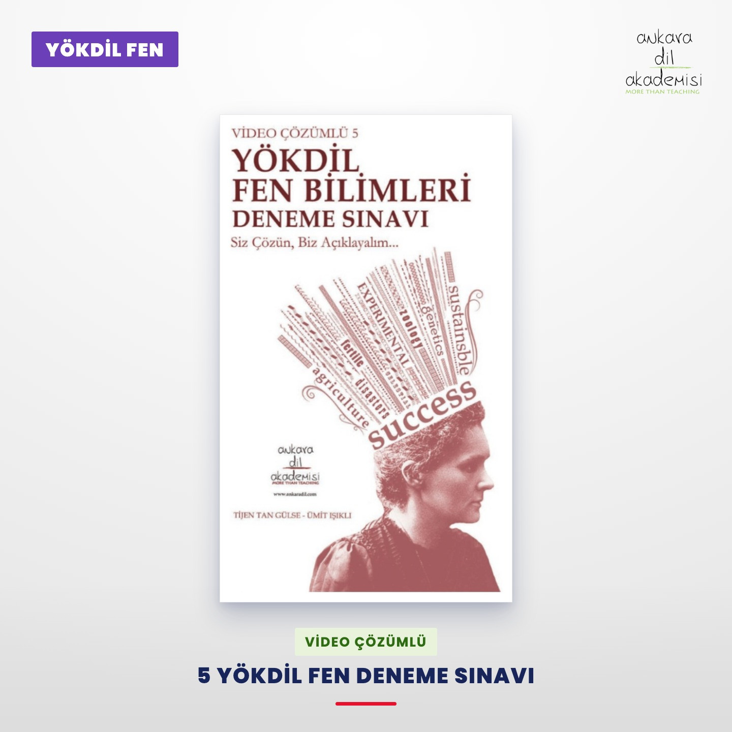 VİDEO ÇÖZÜMLÜ 5 YÖKDİL FEN BİLİMLERİ DENEME SINAVI