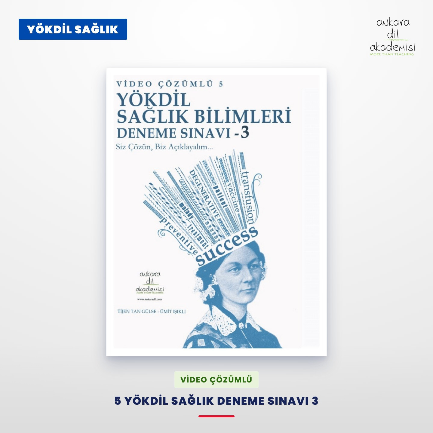 VİDEO ÇÖZÜMLÜ 5 YÖKDİL SAĞLIK BİLİMLERİ DENEME SINAVI 3