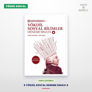 VİDEO ÇÖZÜMLÜ 5 YÖKDİL SOSYAL BİLİMLER DENEME SINAVI 4