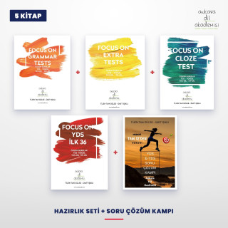 YDS Hazırlık Seti  + YDS/E-YDS Soru Çözüm Kampı Kitabı