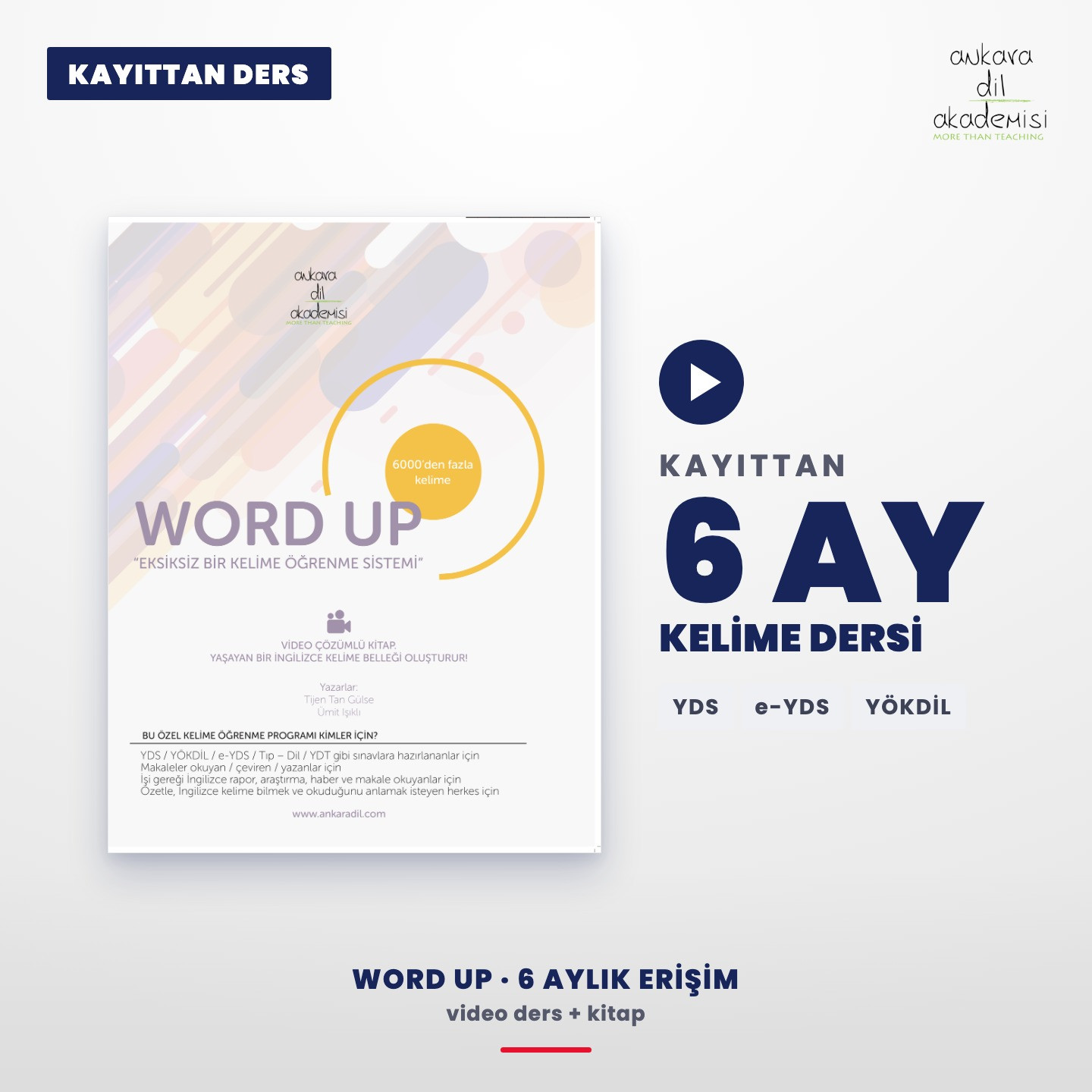 WORD UP KELİME DERSİ (6 Aylık Erişim)