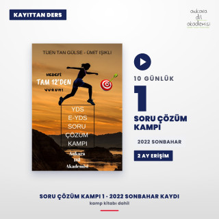 Kayıttan Soru Çözüm Kampı 1 – 2022 Sonbahar Kaydı