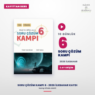 Kayıttan Soru Çözüm Kampı 6 – 2026 İlkbahar Kaydı