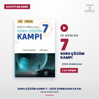 Kayıttan Soru Çözüm Kampı 7 – 2025 Sonbahar Kaydı