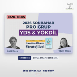 2026 Sonbahar Pro Grup Canlı + Kayıttan Okuma Stratejileri