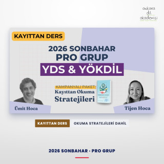 2026 Sonbahar Pro Grup Kayıttan + Kayıttan Okuma Stratejileri