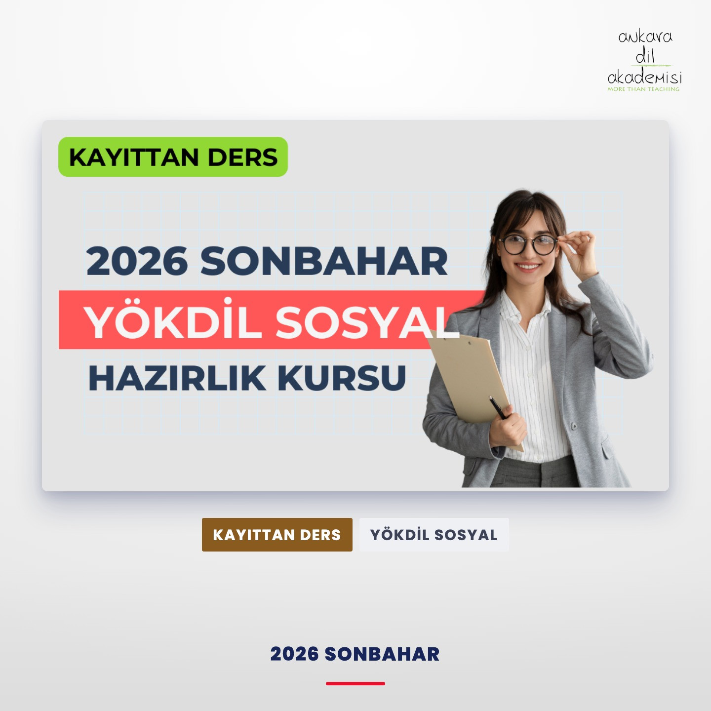 2026 Sonbahar Kayıttan YÖKDİL Sosyal Dersi