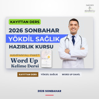 2026 Sonbahar Kayıttan YÖKDİL Sağlık Dersi + Word Up