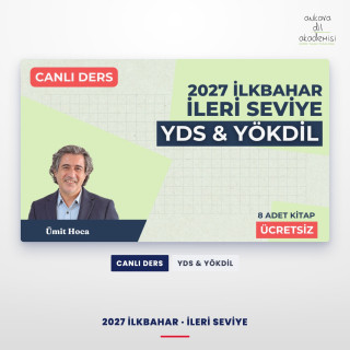 2027 İlkbahar İleri Seviye Canlı YDS & YÖKDİL Dersi