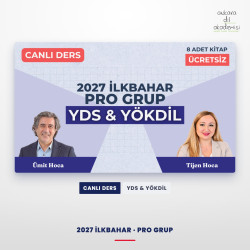 2027 İlkbahar Pro Grup Canlı YDS & YÖKDİL Dersi