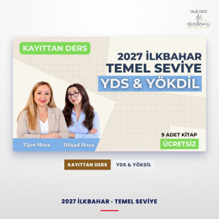 2027 İlkbahar Temel Seviye Kayıttan YDS & YÖKDİL Dersi