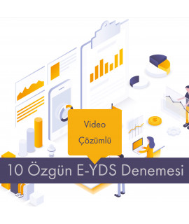 Video Çözümlü 10 Özgün E-YDS Denemesi