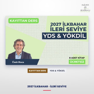 2027 İlkbahar İleri Seviye Kayıttan YDS & YÖKDİL Dersi