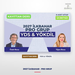2027 İlkbahar Pro Grup Kayıttan YDS & YÖKDİL Dersi