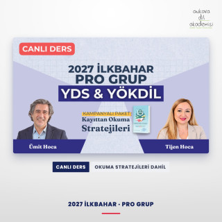 2027 İlkbahar Pro Grup Canlı + Kayıttan Okuma Stratejileri
