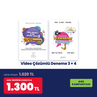 AGS Kampanyası – Video Çözümlü Deneme 3 + 4