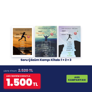 AGS Kampanyası – Soru Çözüm Kampı Kitabı 1 + 2 + 3