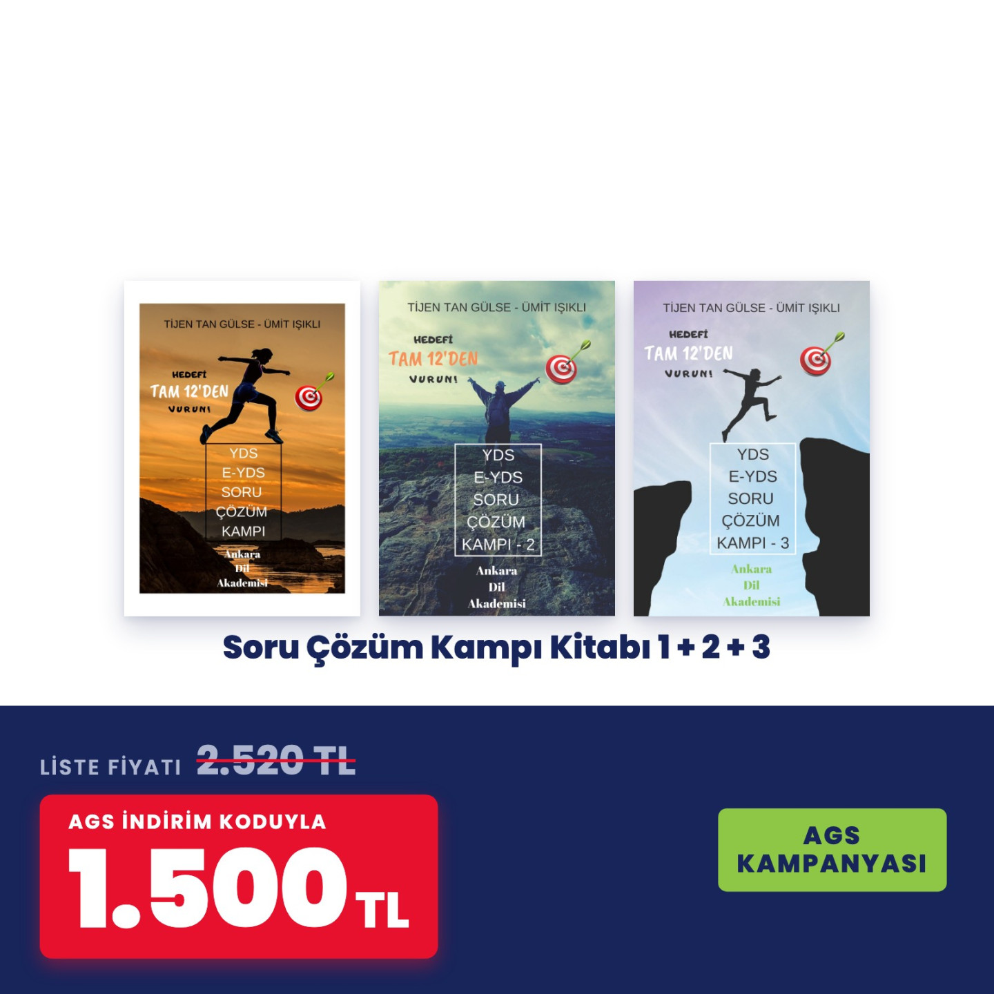 AGS Kampanyası – Soru Çözüm Kampı Kitabı 1 + 2 + 3