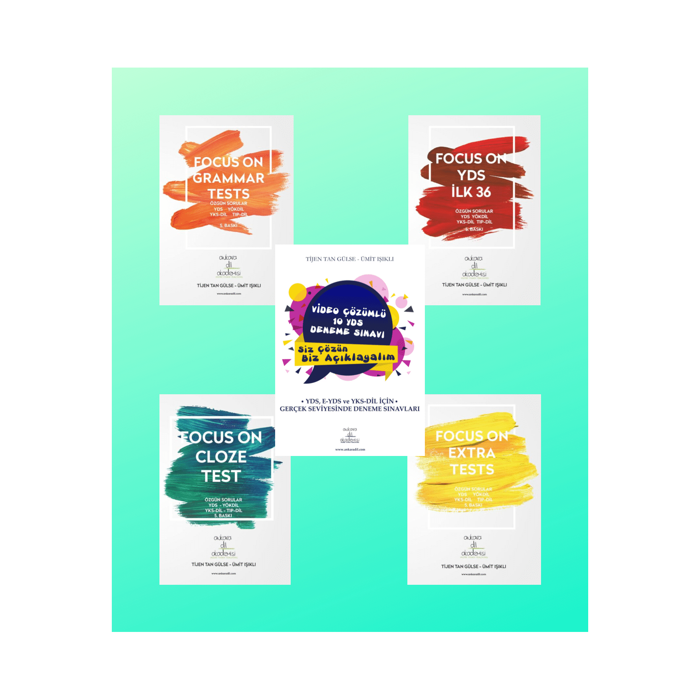 YDS Hazırlık Seti  + VİDEO ÇÖZÜMLÜ 10 YDS DENEME SINAVI