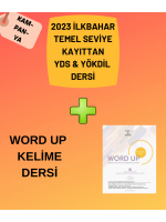 2023 İlkbahar Temel Seviye Kayıttan YDS & YÖKDİL Dersi + WORD UP
