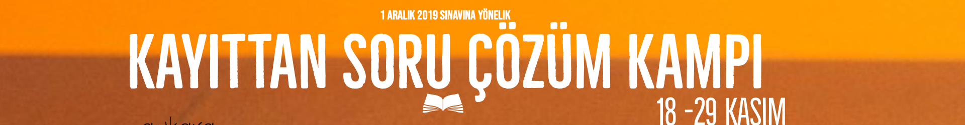 SORU ÇÖZÜM KAMPI (2019 SONBAHAR)	