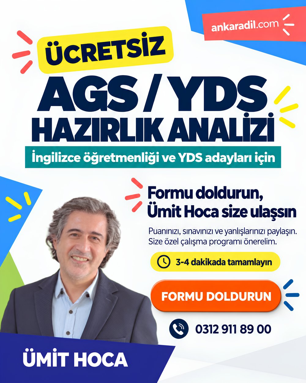Ücretsiz AGS / YDS Hazırlık Analizi